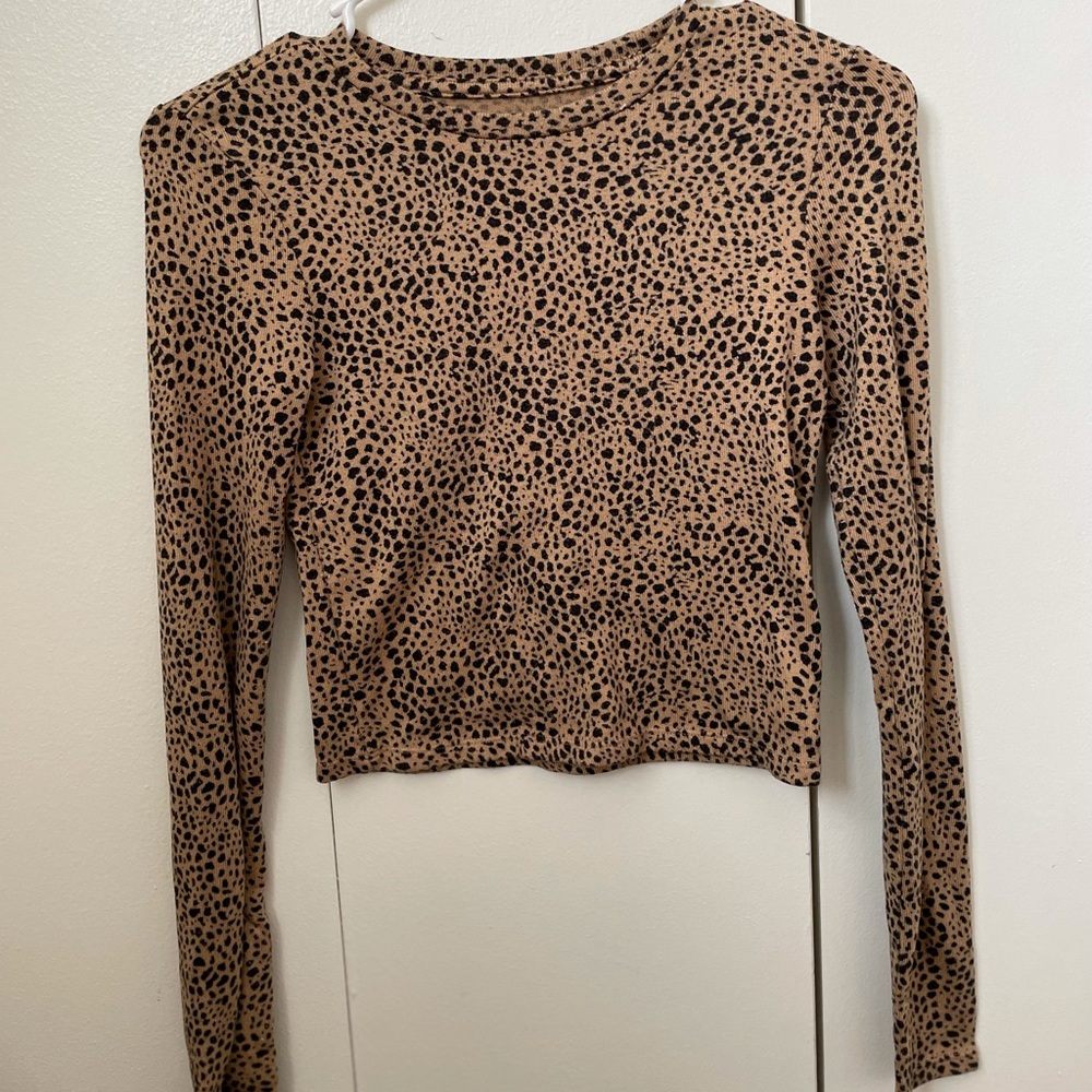 American Eagle Long Sleeve Crop Top